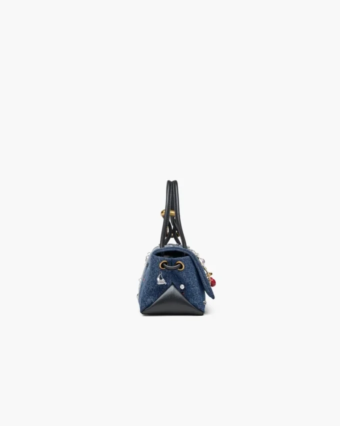 The Trinket Charm Denim Mini Dual Bag The Trinket Charm Denim Mini Dual Bag