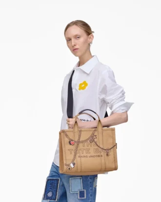 The Trompe L’Oeil Charm Canvas Medium Tote Bag