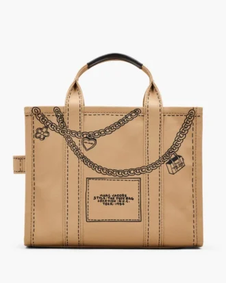 The Trompe L’Oeil Charm Canvas Medium Tote Bag