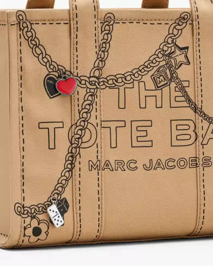 The Trompe L’Oeil Charm Canvas Medium Tote Bag The Trompe L’Oeil Charm Canvas Medium Tote Bag
