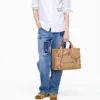 The Trompe L’Oeil Charm Canvas Medium Tote Bag The Trompe L’Oeil Charm Canvas Medium Tote Bag