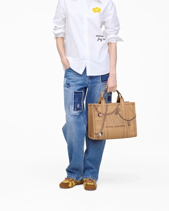 The Trompe L’Oeil Charm Canvas Medium Tote Bag The Trompe L’Oeil Charm Canvas Medium Tote Bag