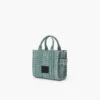 The Washed Monogram Denim Crossbody Tote Bag The Washed Monogram Denim Crossbody Tote Bag