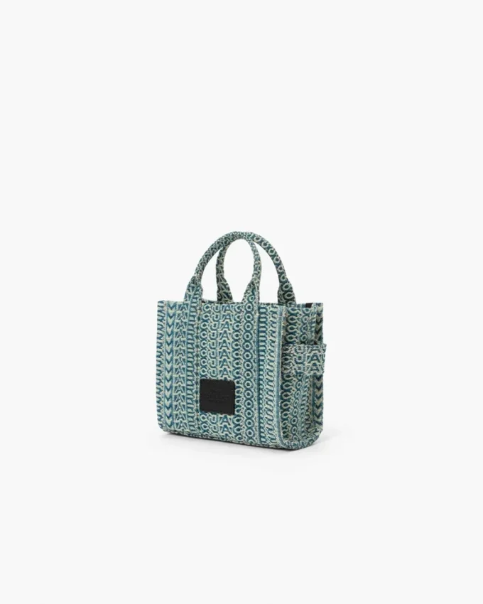The Washed Monogram Denim Crossbody Tote Bag The Washed Monogram Denim Crossbody Tote Bag