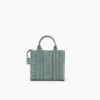 The Washed Monogram Denim Crossbody Tote Bag The Washed Monogram Denim Crossbody Tote Bag