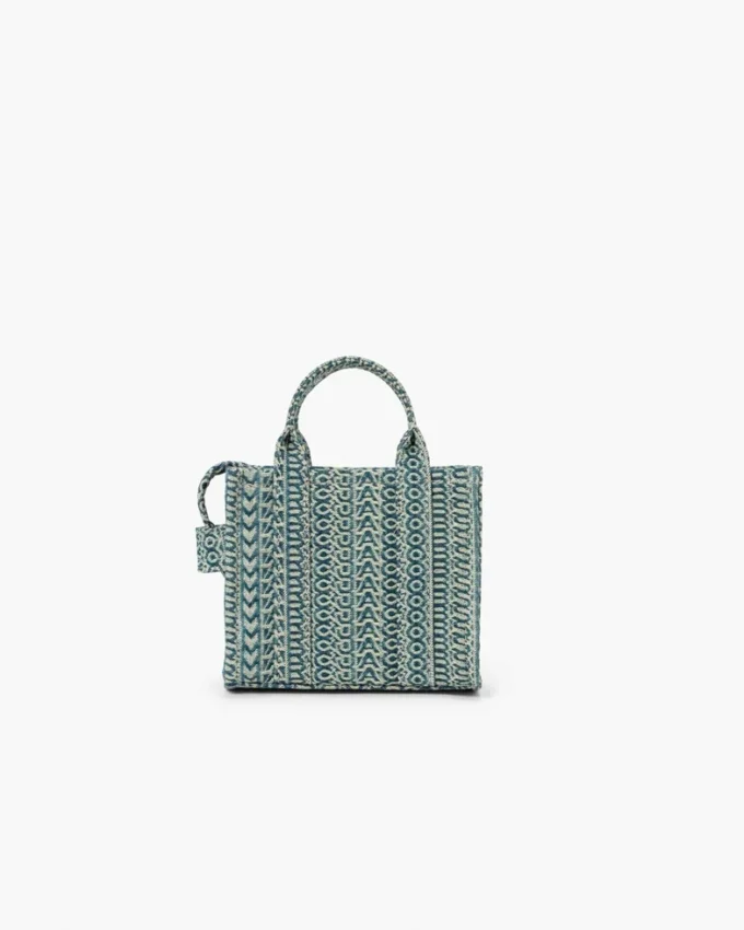 The Washed Monogram Denim Crossbody Tote Bag The Washed Monogram Denim Crossbody Tote Bag