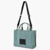 The Washed Monogram Denim Medium Tote Bag The Washed Monogram Denim Medium Tote Bag