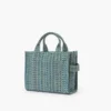 The Washed Monogram Denim Small Tote Bag The Washed Monogram Denim Small Tote Bag