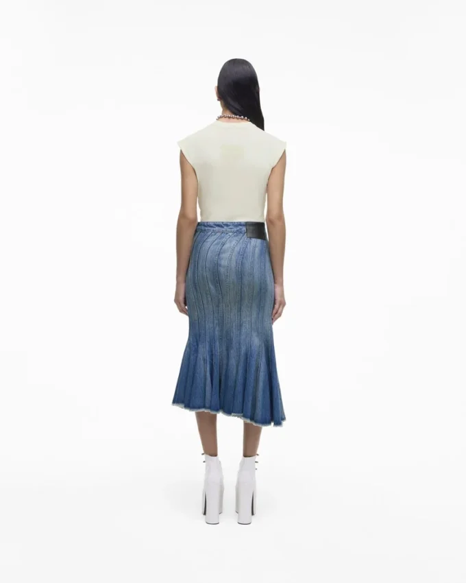 The Wave Denim Skirt The Wave Denim Skirt